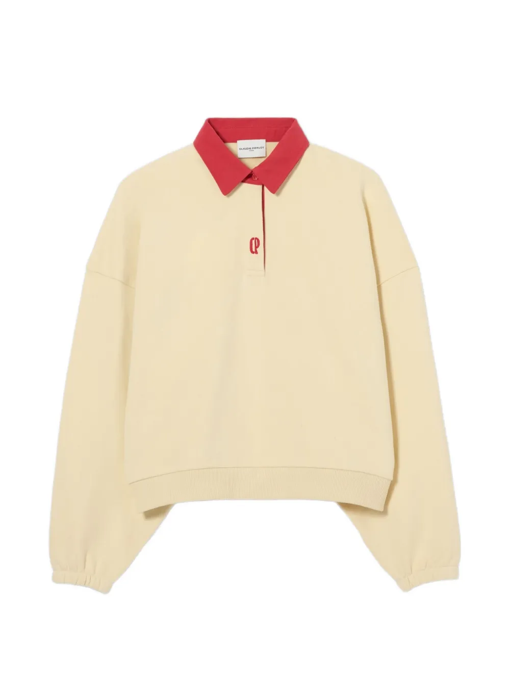Claudie Pierlot Polo a maniche lunghe con logo - Toni neutri