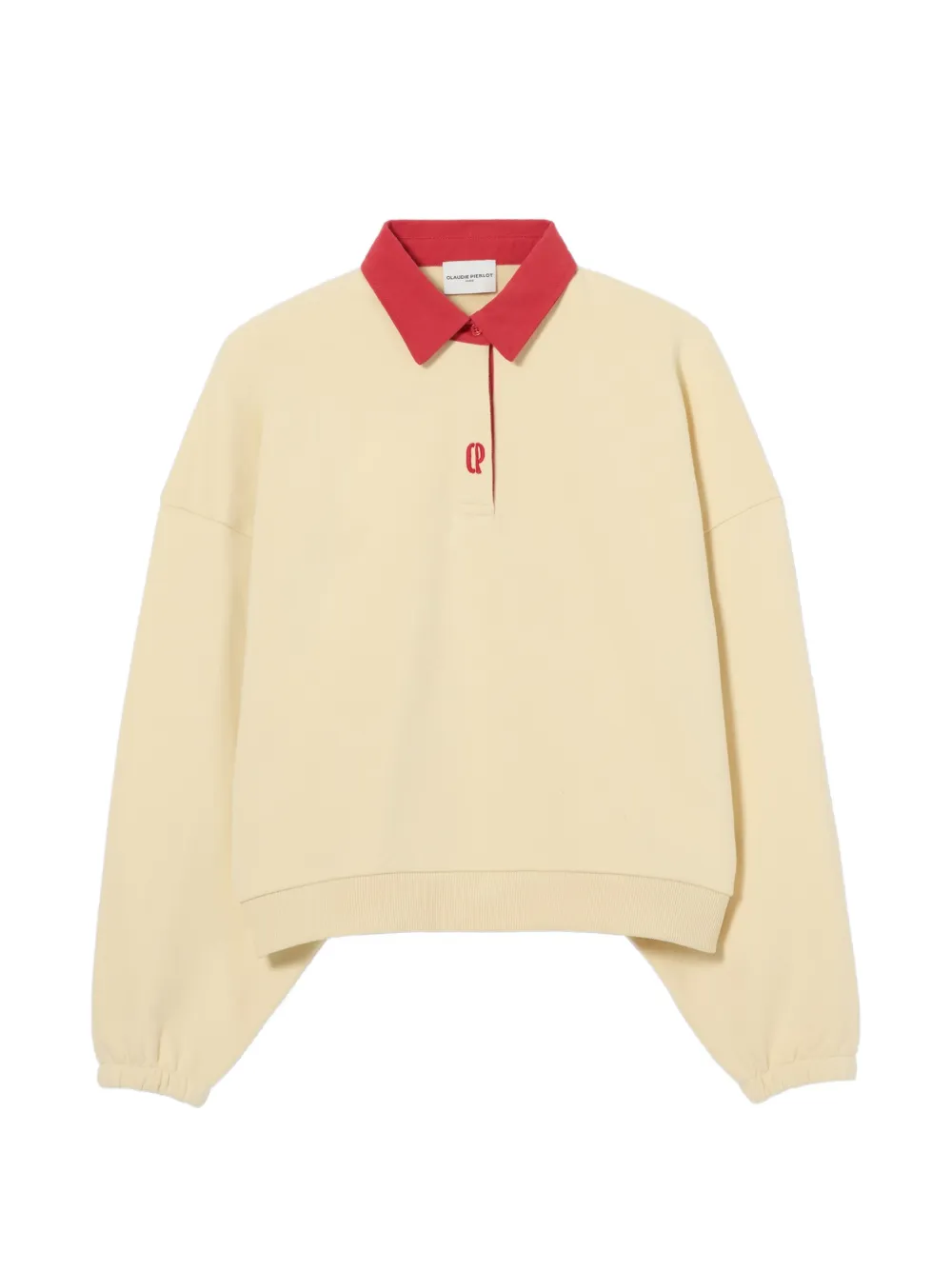 Claudie Pierlot Polo a maniche lunghe con logo - Toni neutri