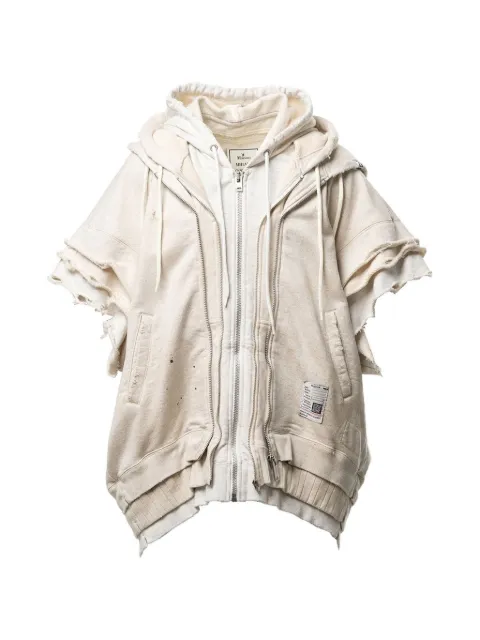Maison MIHARA YASUHIRO triple-layered sleeveless hoodie