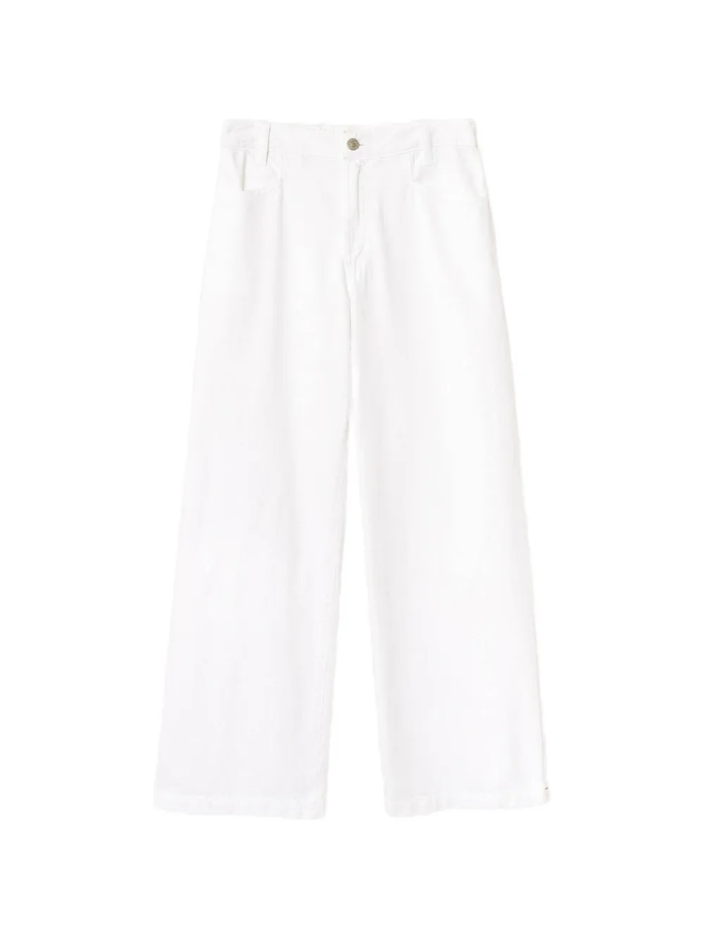 Xirena Jeans Nixon a gamba ampia - Bianco
