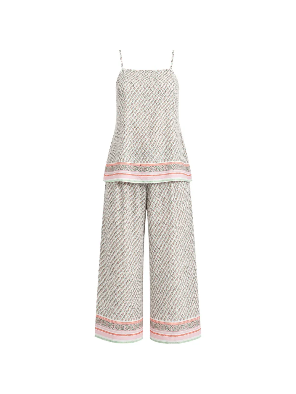 Polo Ralph Lauren block-print pajamas - Weiß