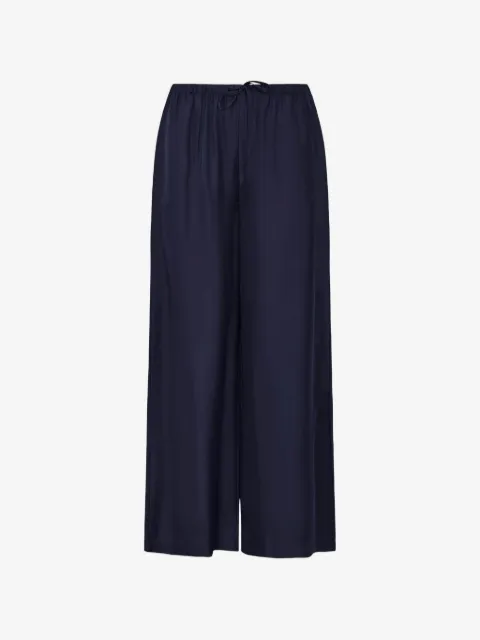 PATRICK ASSARAF silk drawstring palazzo pants 