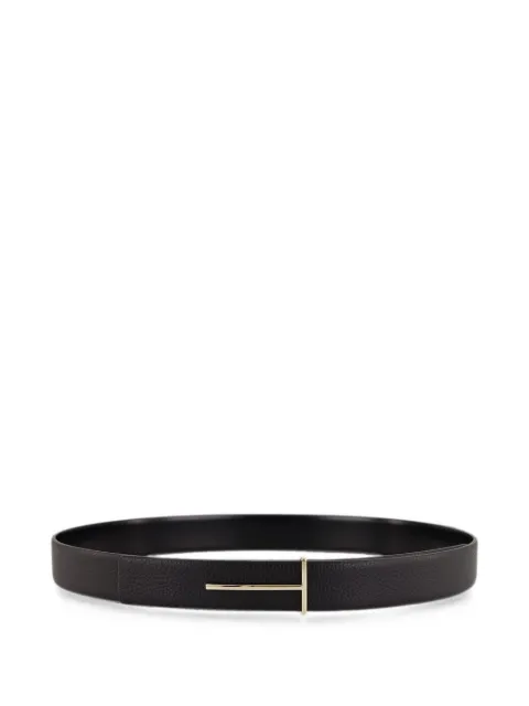 TOM FORD logo leather belt