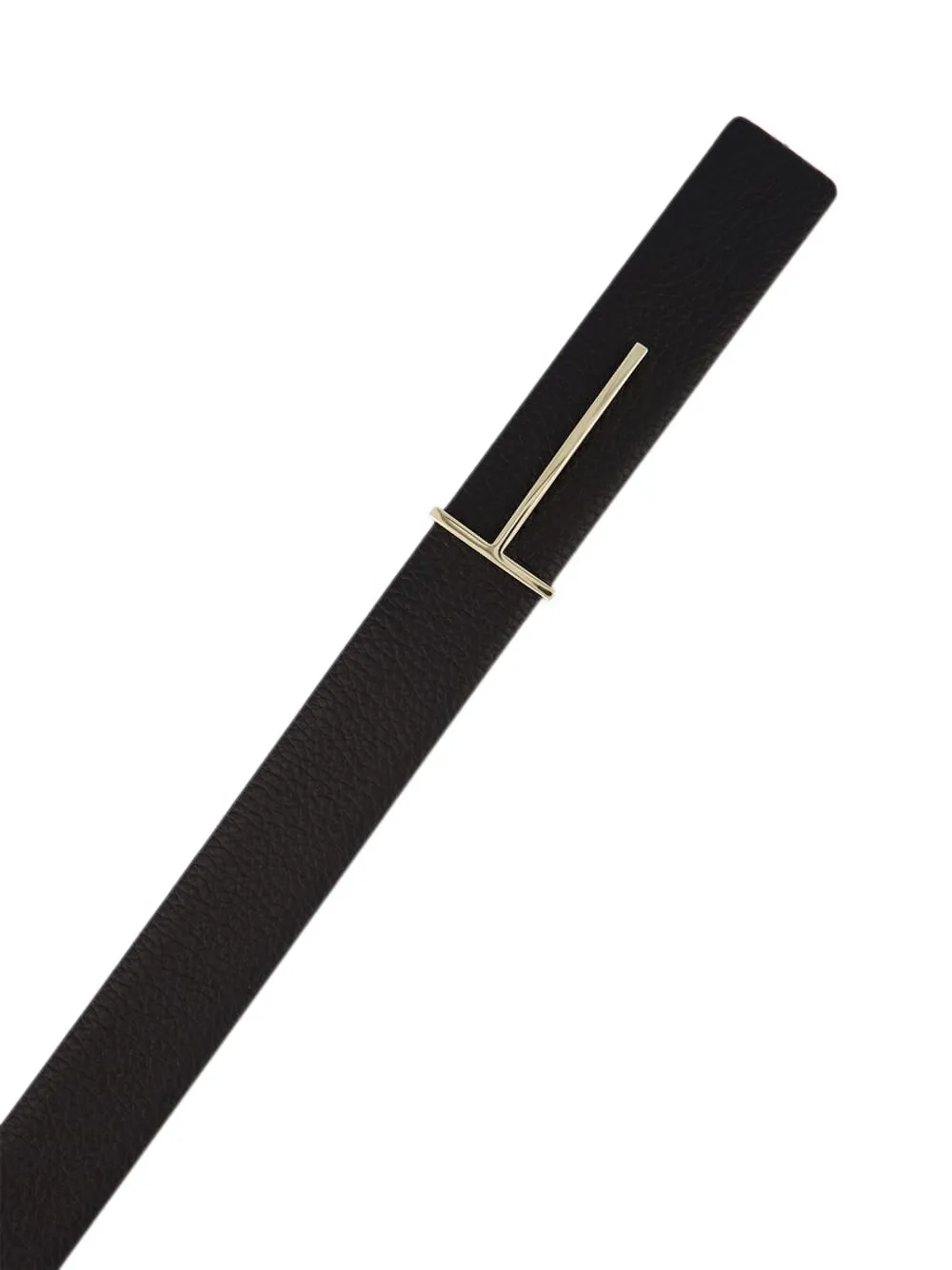 Tom Ford Logo Leather Belt - Negro 