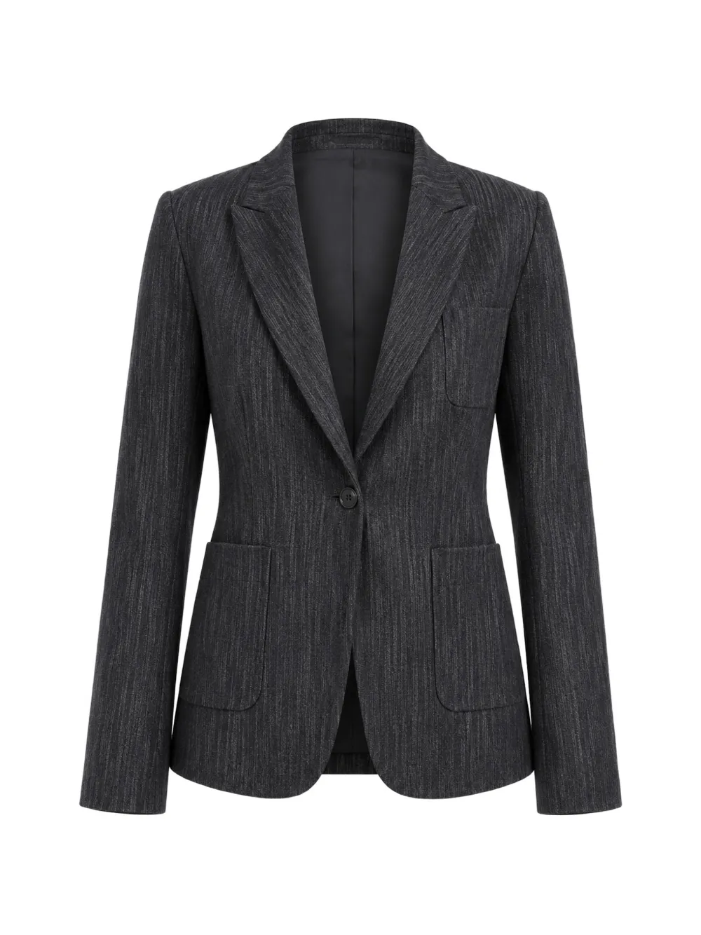 Eleventy Blazer monopetto con revers a lancia - Blu