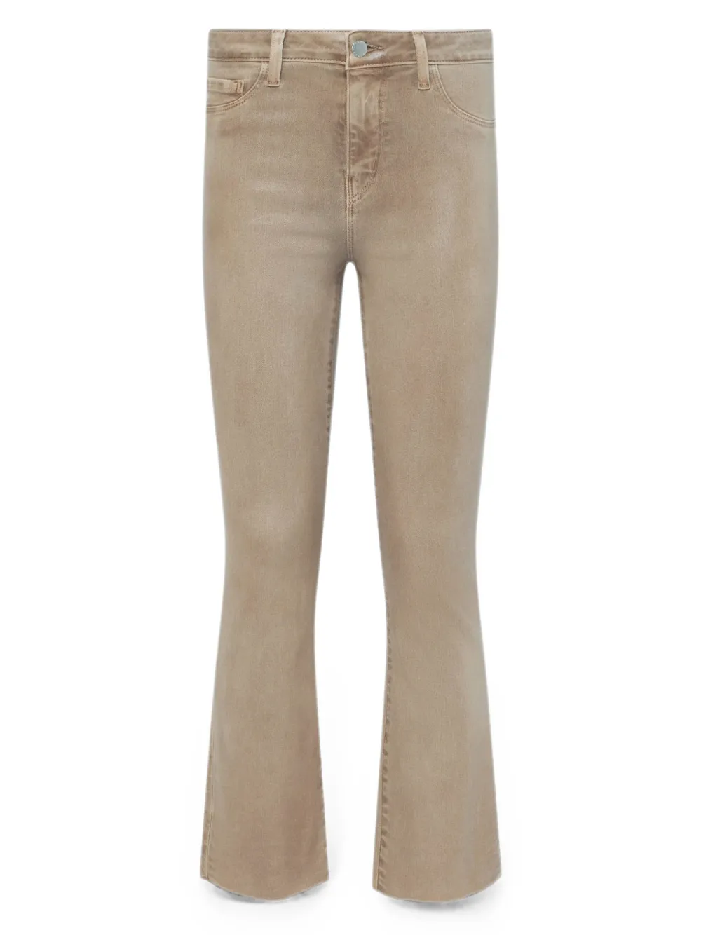 L'Agence Kendra gecoate jeans Beige