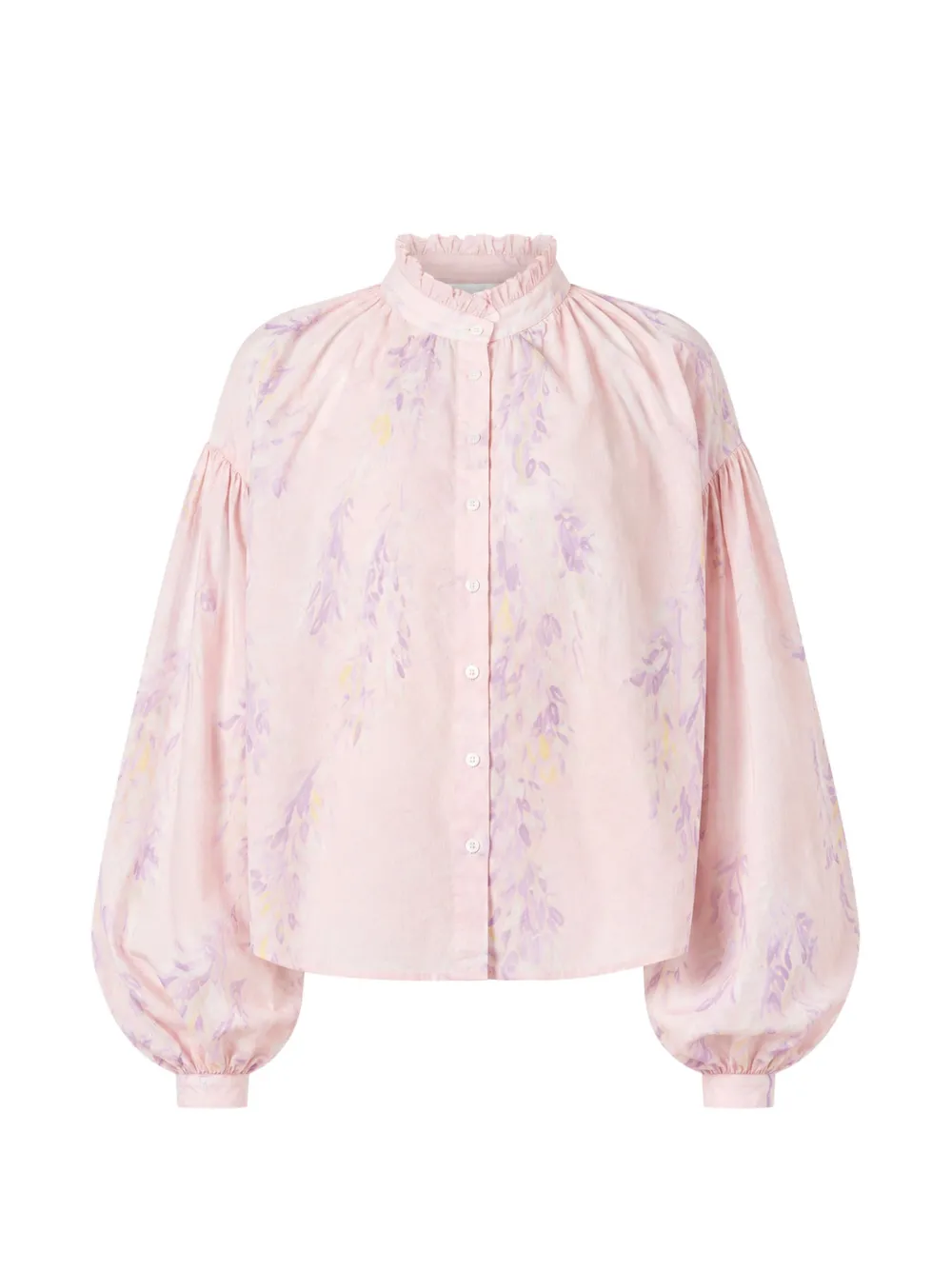 Thierry Colson Camicia Slava a fiori - Rosa