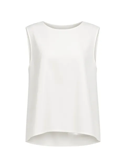 Dusan draped-back sleeveless top