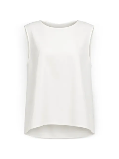 Dusan draped-back sleeveless top
