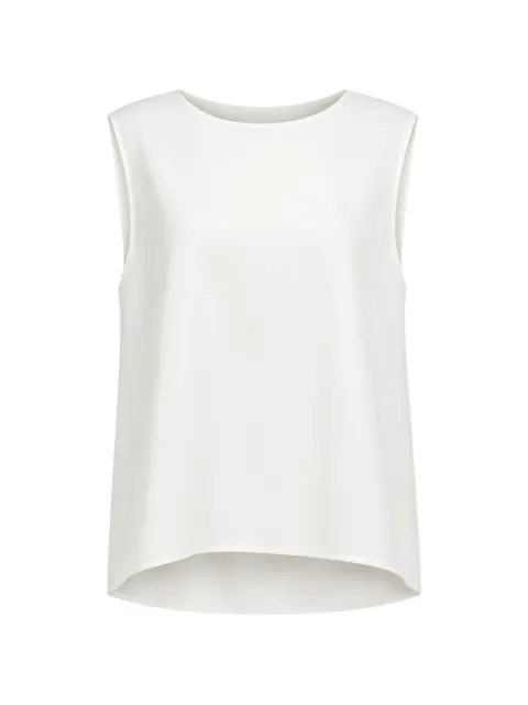 Dusan draped-back sleeveless top