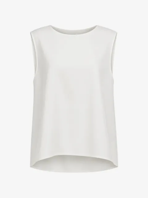 Dusan draped-back sleeveless top