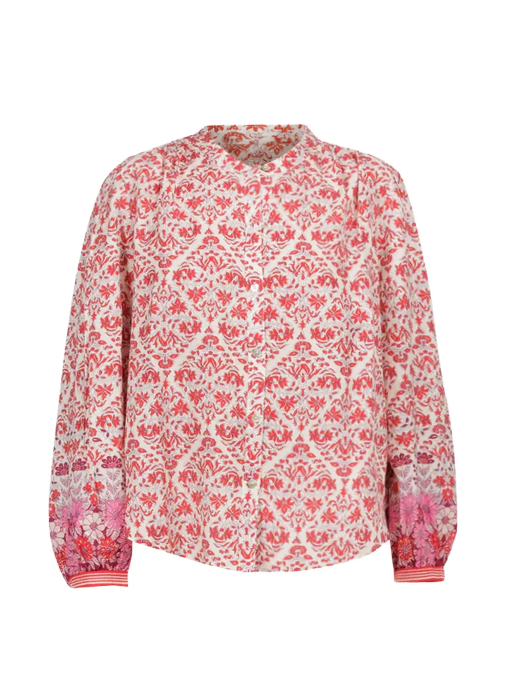 Xirena Camicia Faye con stampa - Rosso