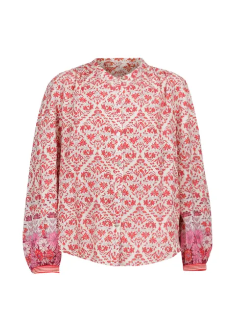 Xirena Faye damask-print shirt