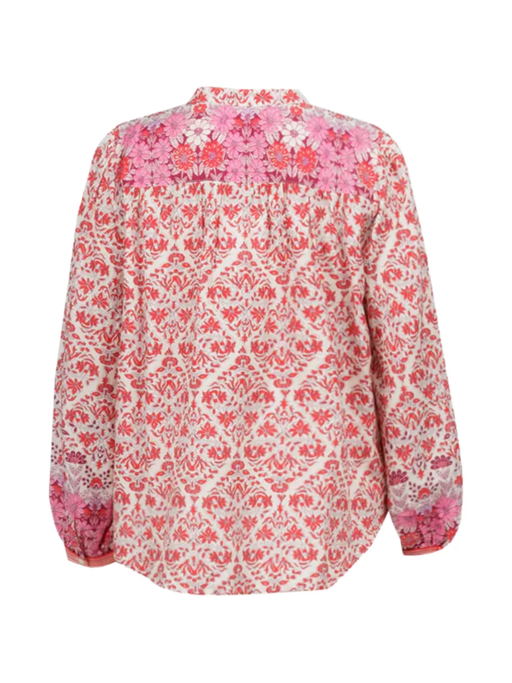 Xirena Faye blouse met damask print Rood