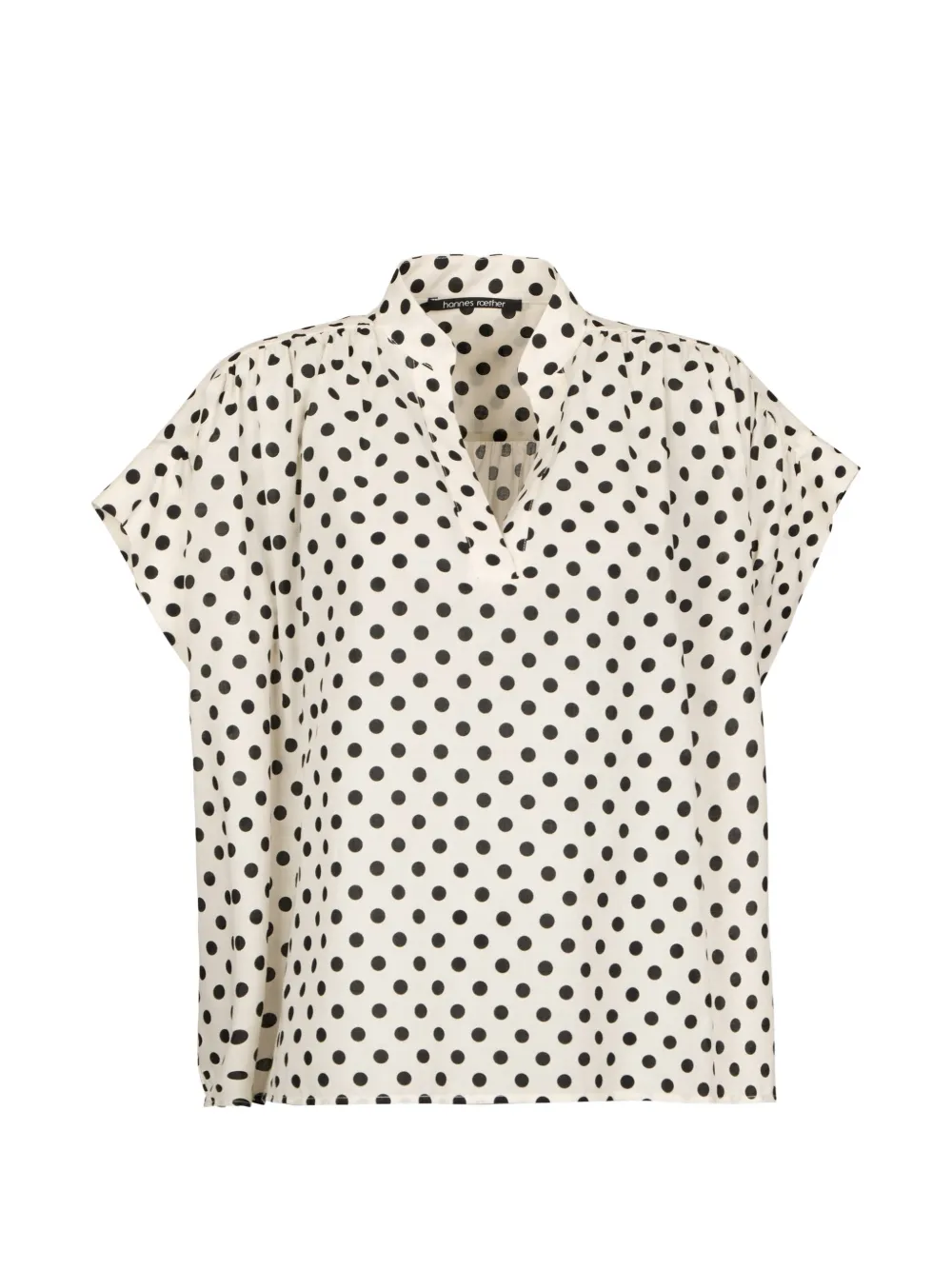 Hannes Roether Blusa con scollo a V - Toni neutri