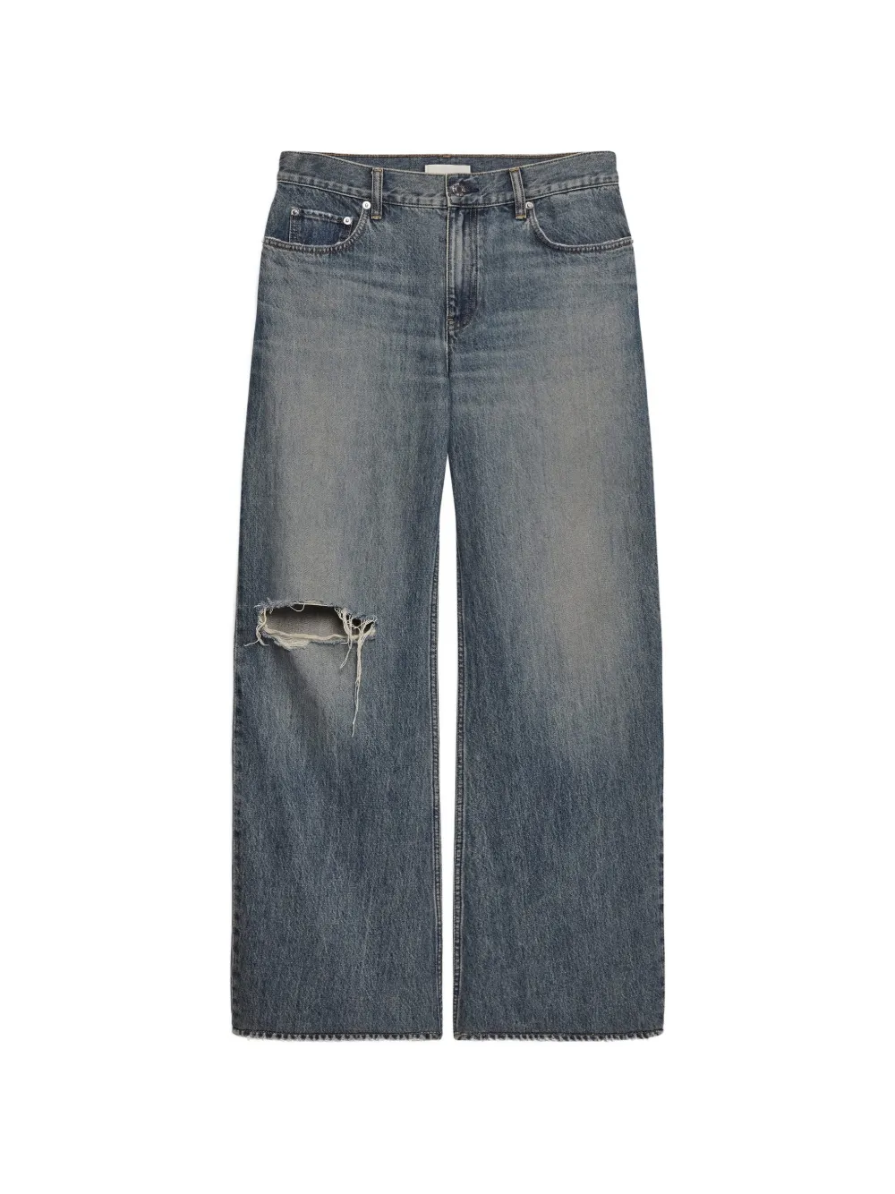 Helmut Lang Jeans con passanti per cintura - Blu