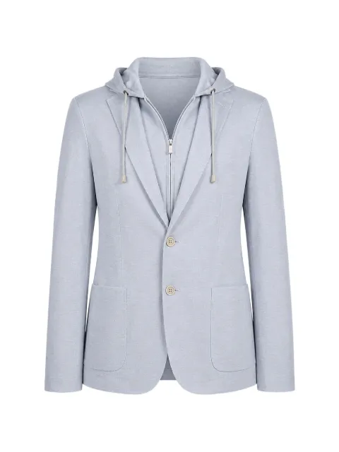 Eleventy hooded blazer