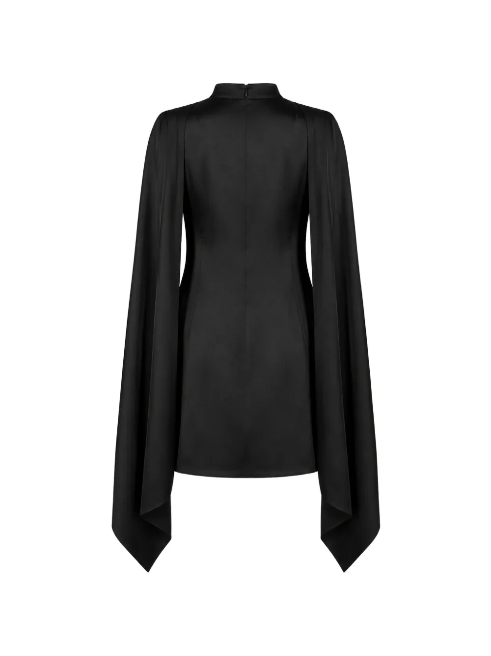  Lapointe Mini Cape-sleeve Dress - Negro 