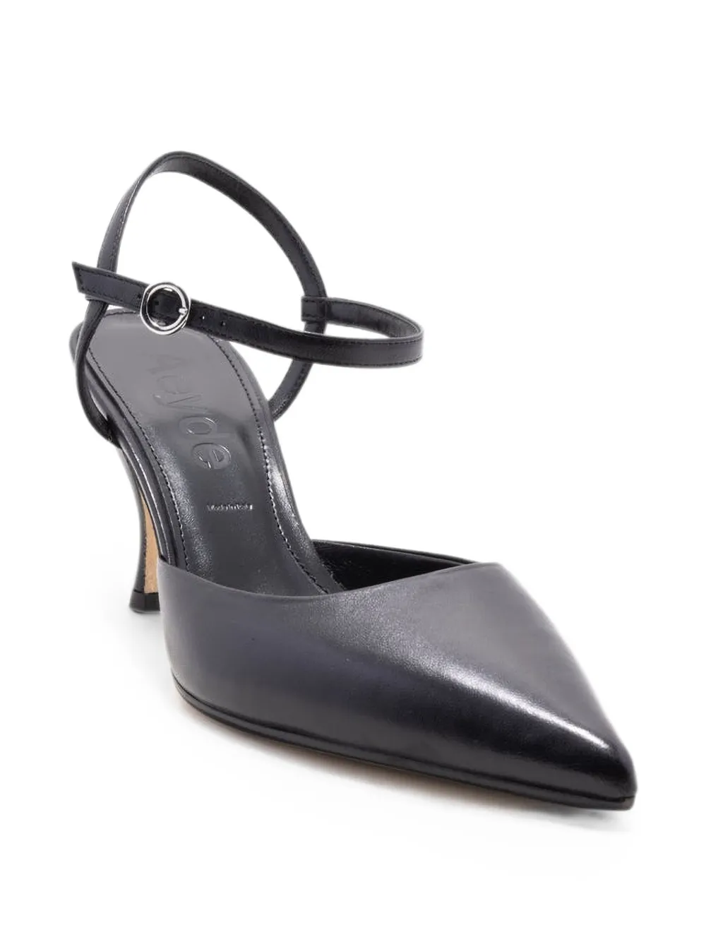 Aeyde Catelyn leather pumps Zwart