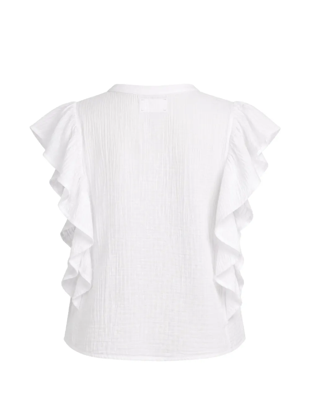 Xirena Ashlyn blouse met ruches Wit