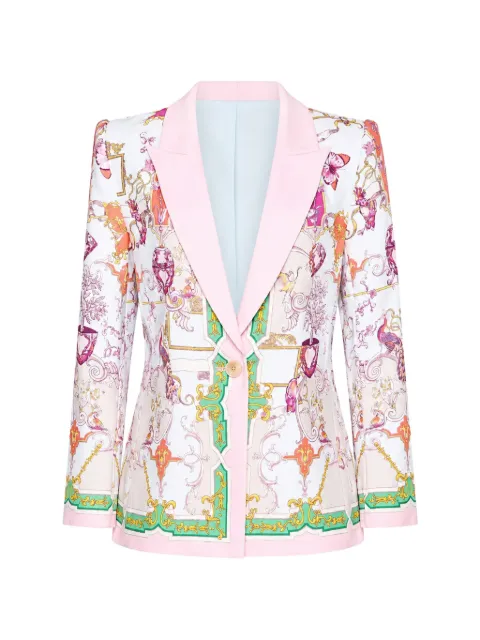 L'Agence Gweny single-breasted relaxed-fit blazer