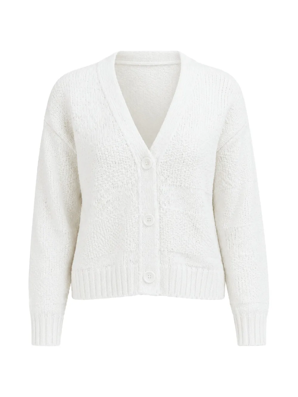 Autumn Cashmere Cardigan con scollo a V - Bianco