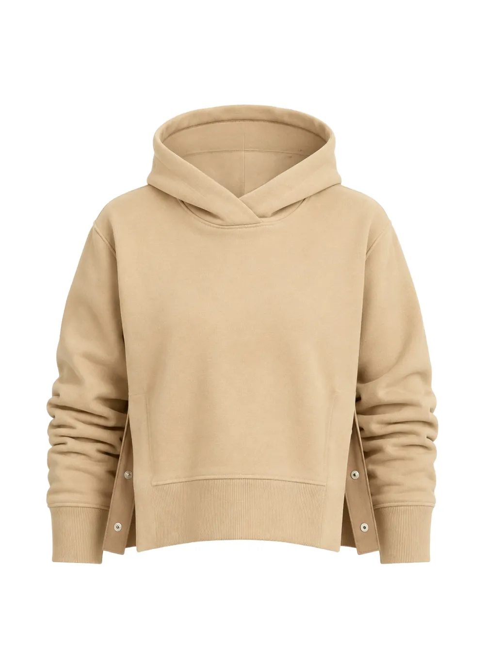 Arlo Mott Morris Side-slit Hoodie In Gold