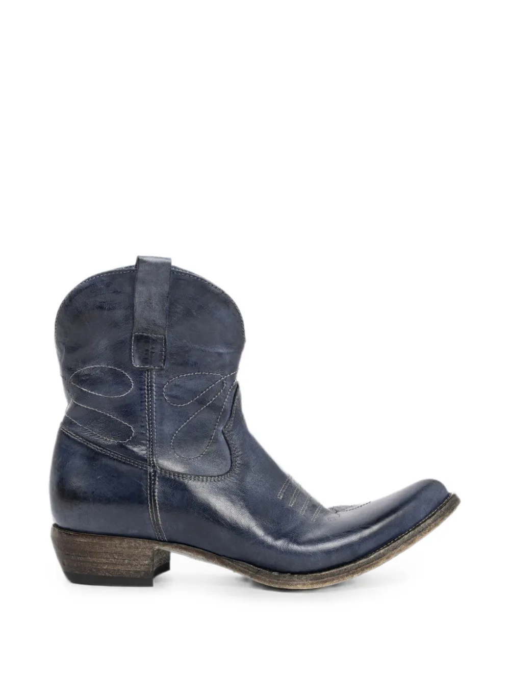 Shoto western-style panelled boots