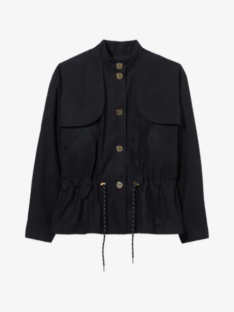 Claudie Pierlot parka à lien de resserrage à la taille et à rabat