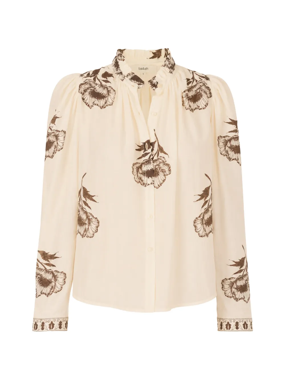 Alix of Bohemia Camicia Artemis con stampa a fiori - Toni neutri