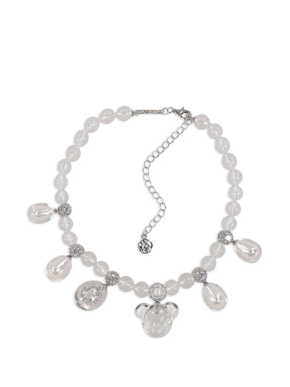 YVMIN Grape Bear necklace - Argento