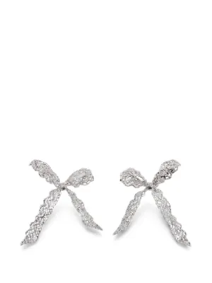 APM Monaco バタフライ ピアス | シルバートーン | FARFETCH JP