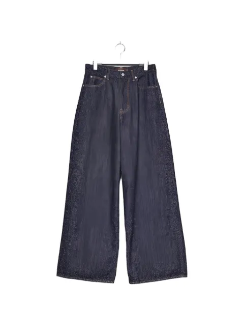MASU bouclé baggy jeans