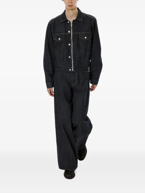 MASU jeans baggy de bouclé