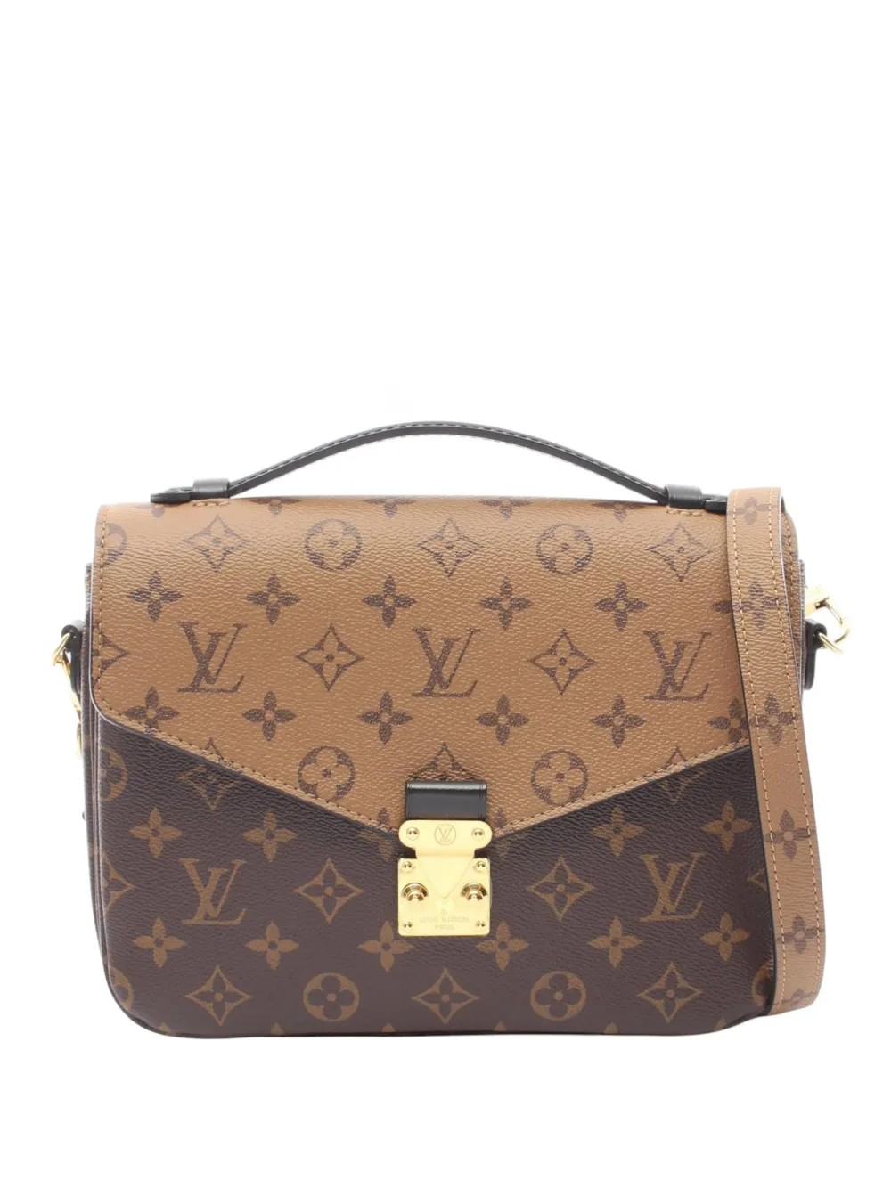 Louis Vuitton Pre-Owned Borsa a tracolla Monogram Reverse Pochette Metis 2021-2026 - Marrone