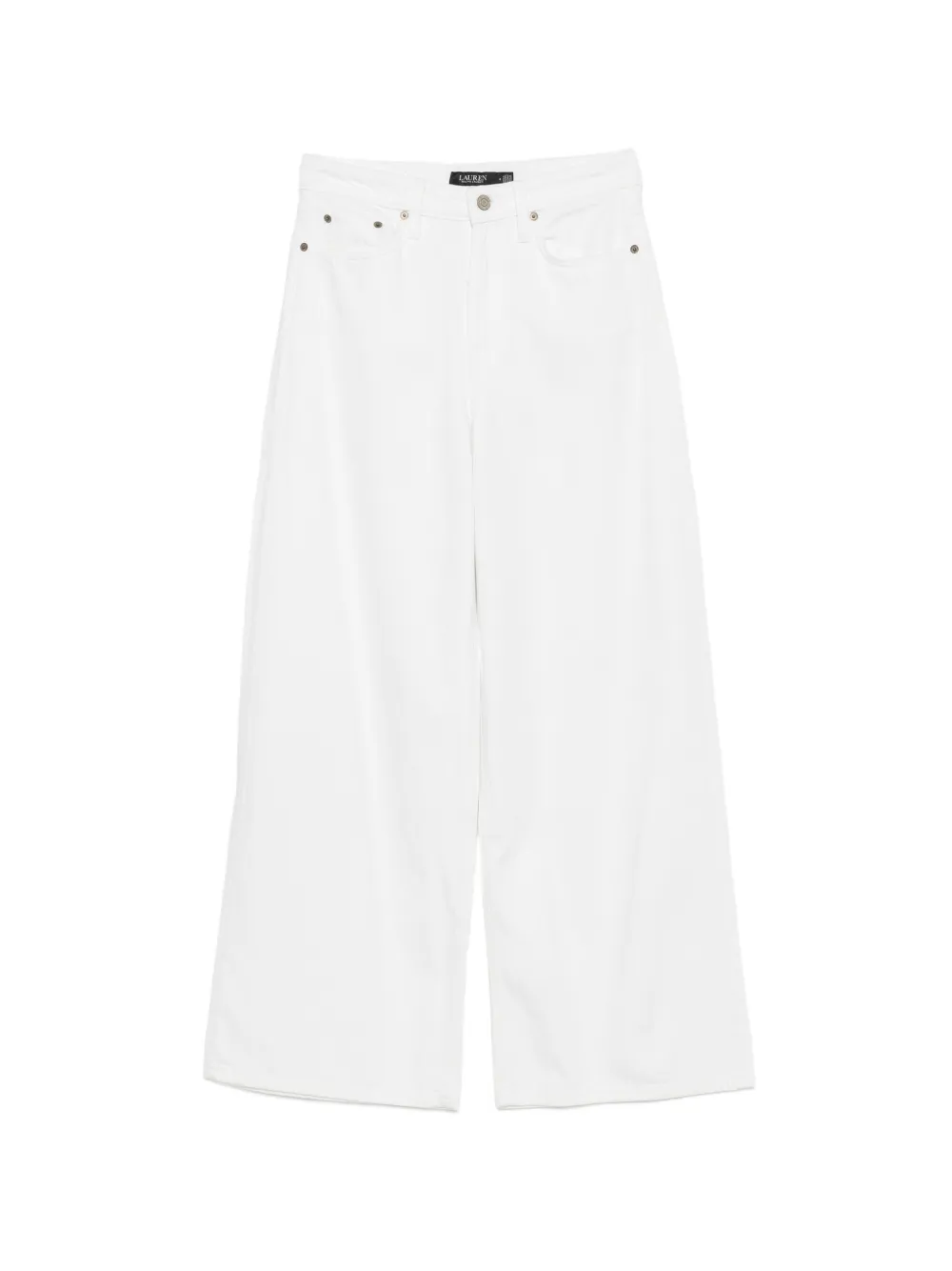 Lauren Ralph Lauren Jeans a gamba ampia - Bianco