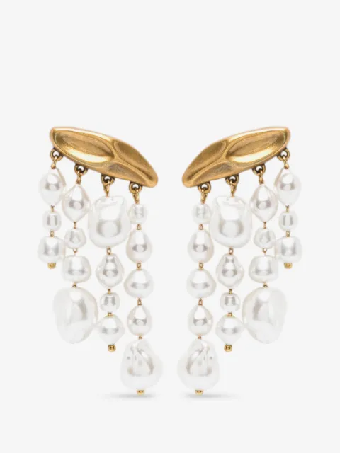 Cult Gaia faux-pearl drop earrings