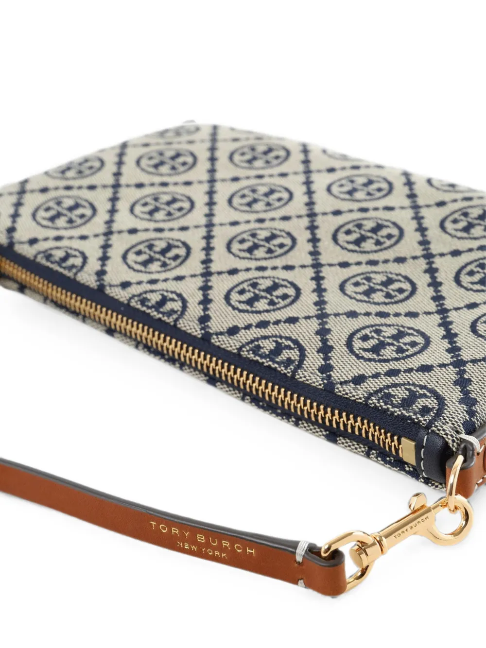 Tory Burch T Monogram kleine tas Blauw