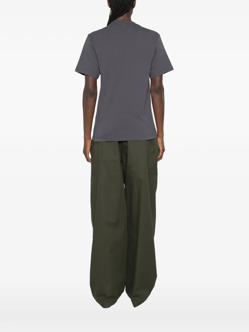Sporty & Rich T-shirt met logoprint Grijs