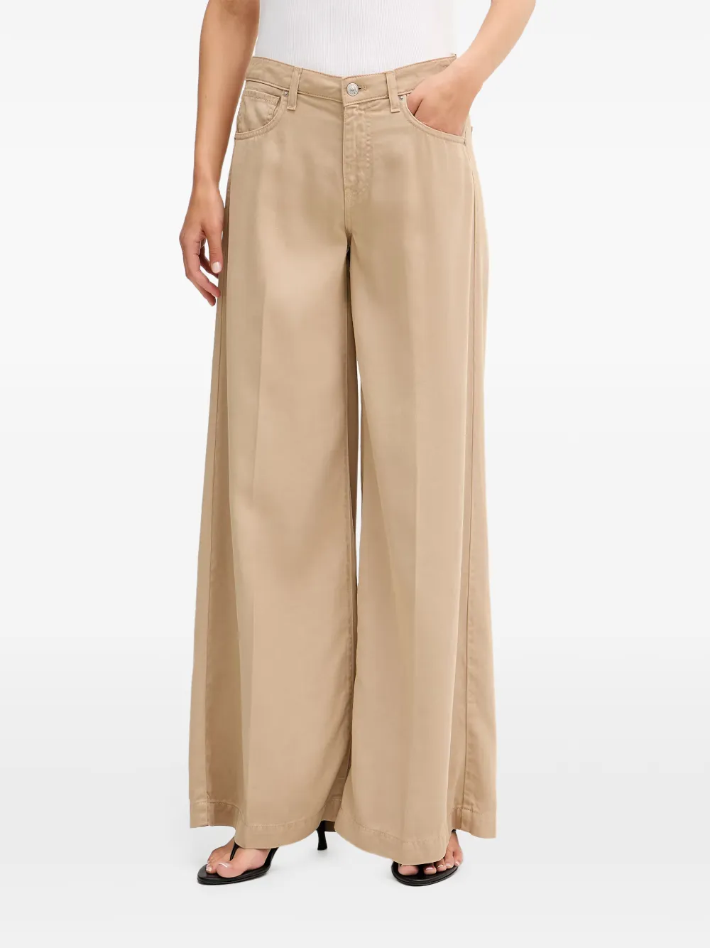VICOLO wide-leg jeans - Toni neutri