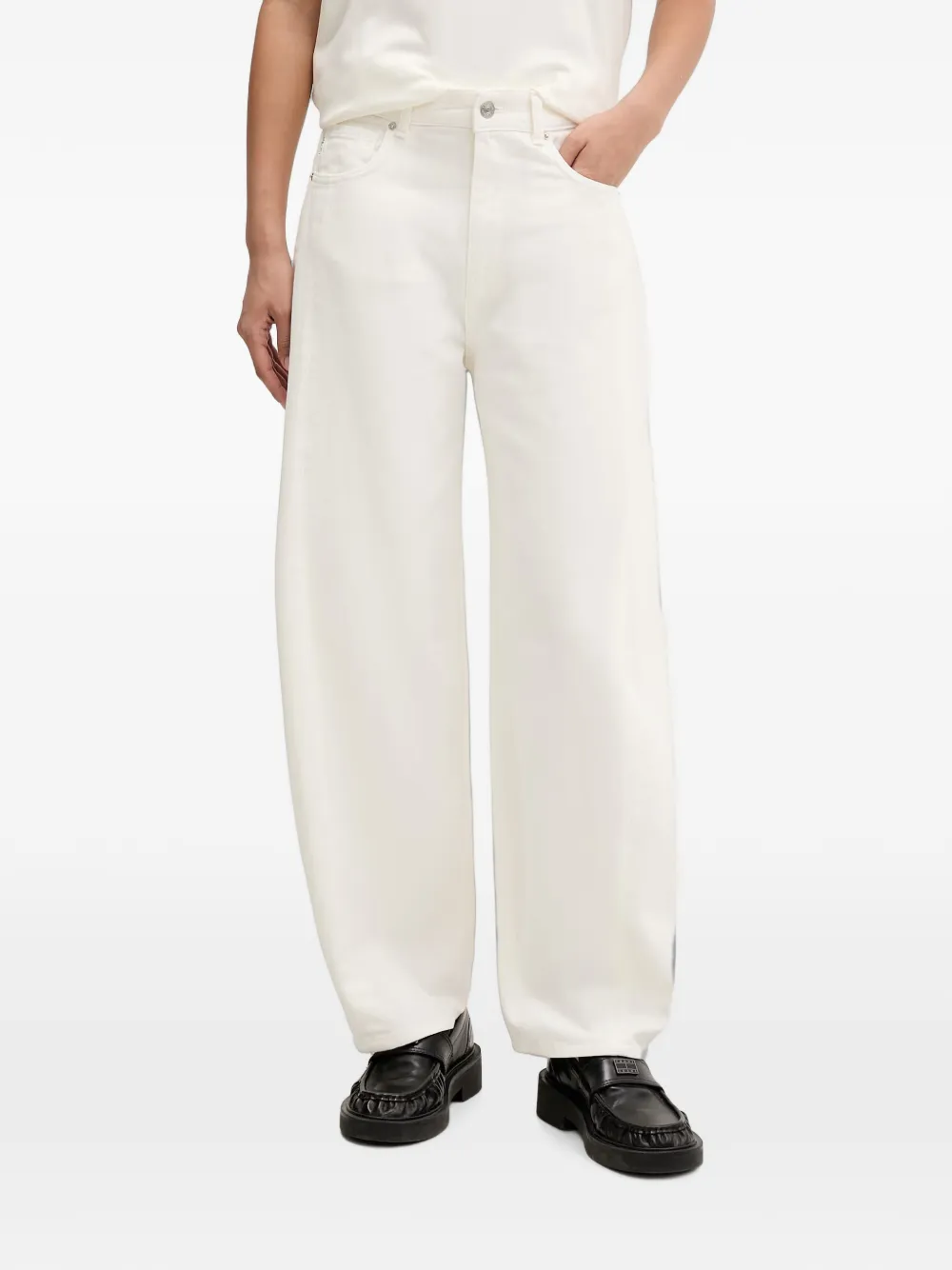 VICOLO Chiara Barrel jeans - Bianco