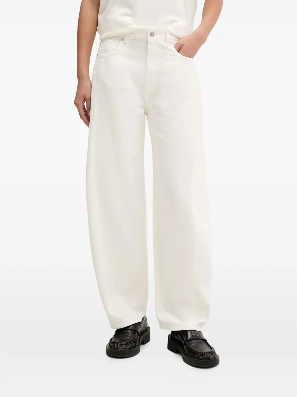 VICOLO Chiara Barrel jeans - Bianco