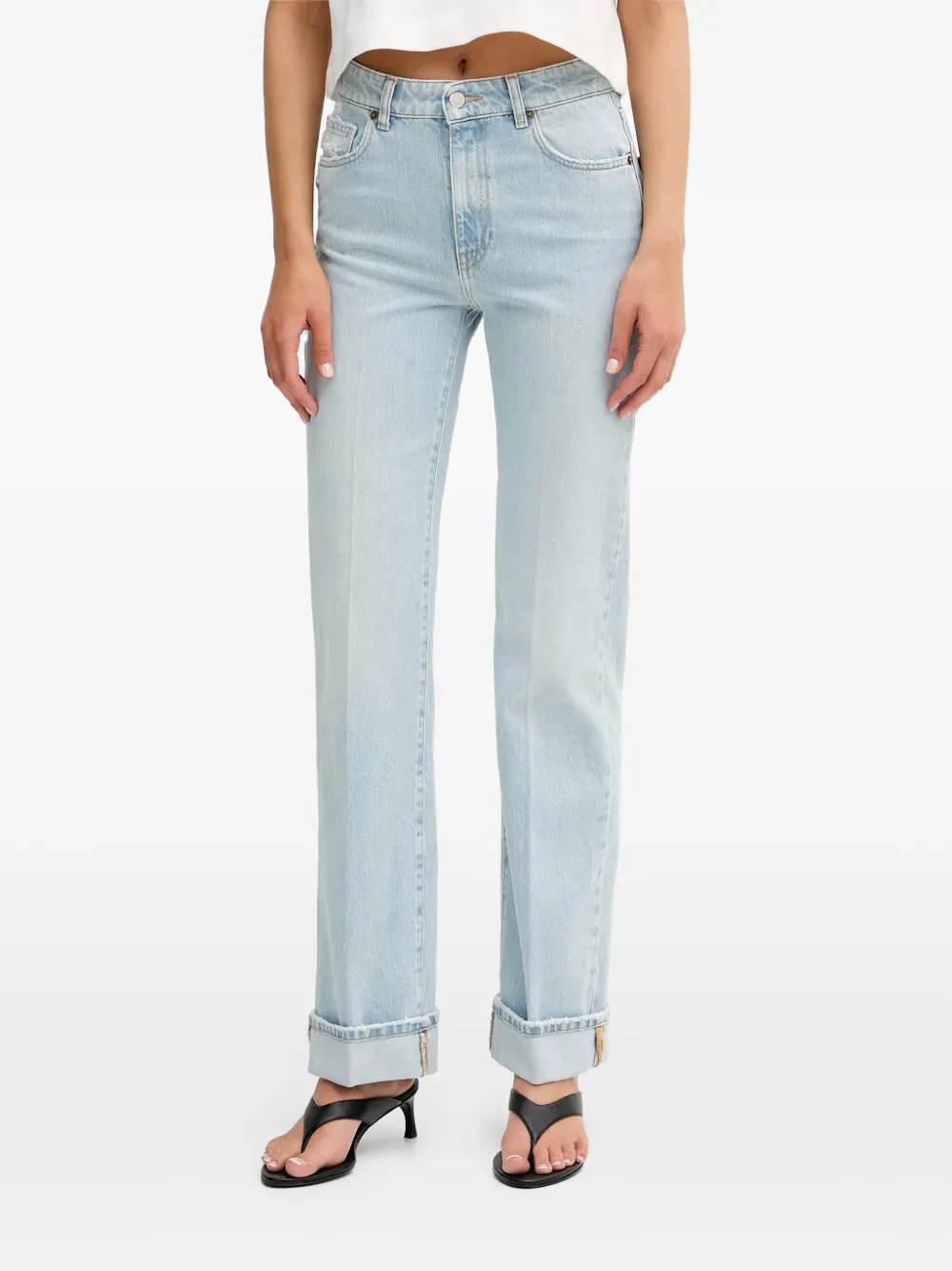 VICOLO Jodie straight-fit jeans - Blu