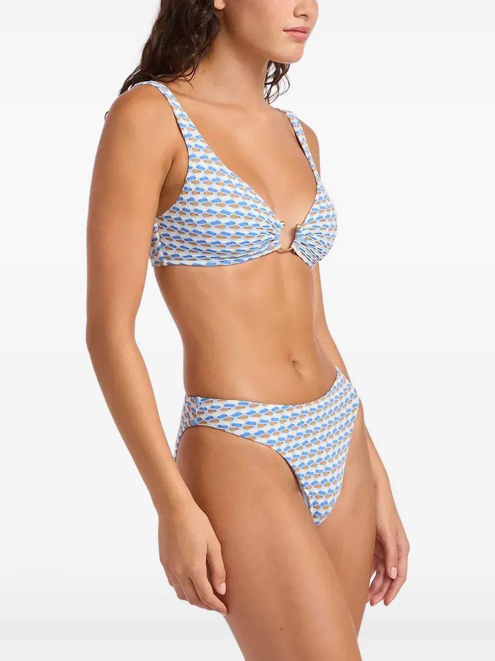 Seafolly Top bikini Mala - Blu