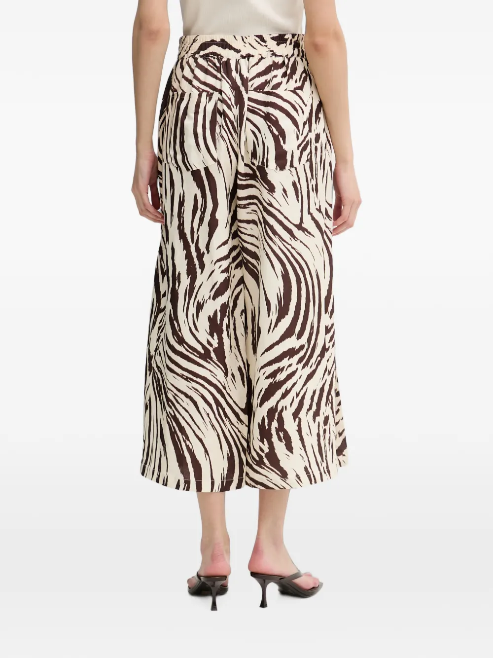 Joseph Ribkoff Broek met zebraprint Beige
