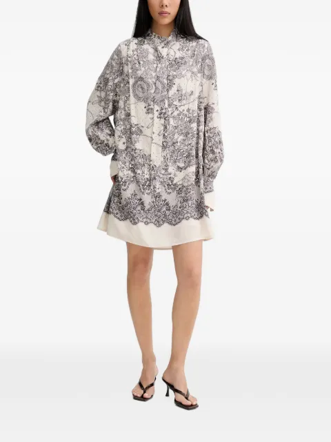 Blugirl lace-print mini dress