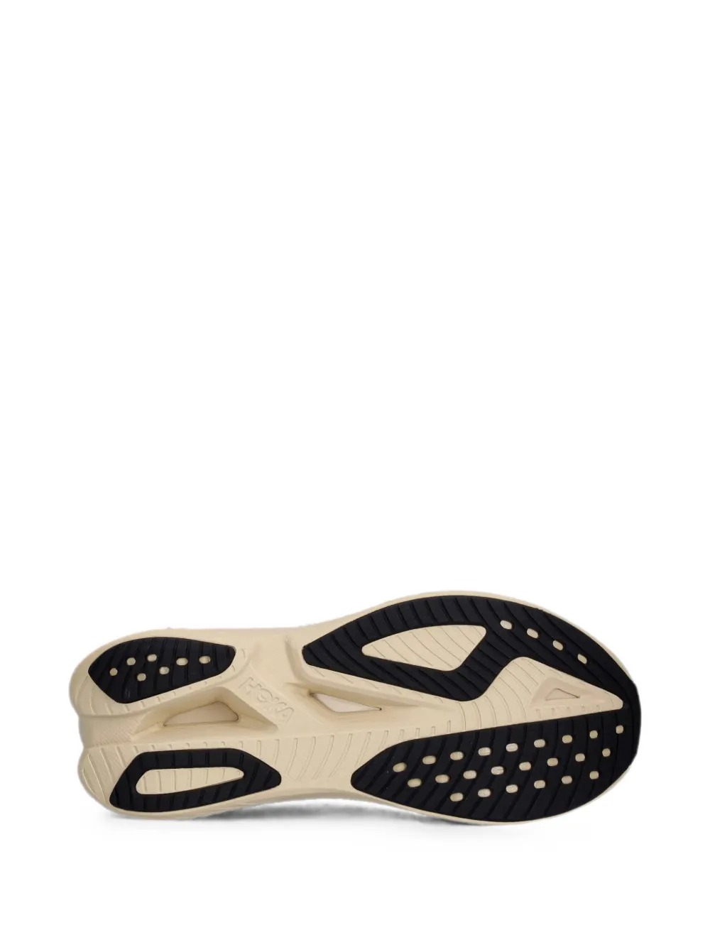 HOKA Mach X Caged sneakers met chunky zool en mesh vlakken Beige