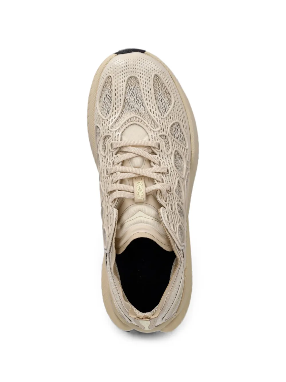 HOKA Mach X Caged sneakers met chunky zool en mesh vlakken Beige