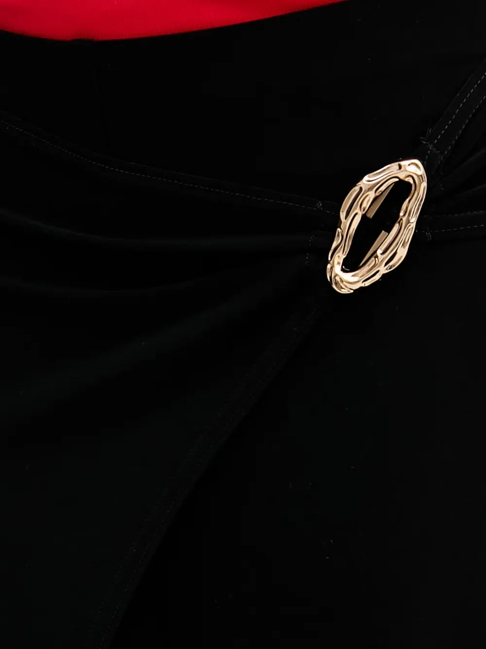 Joseph Ribkoff Broek met gespdetail Zwart