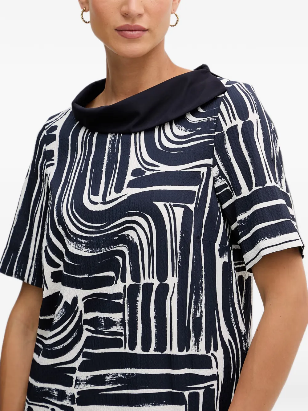 Joseph Ribkoff Top met abstracte print Blauw